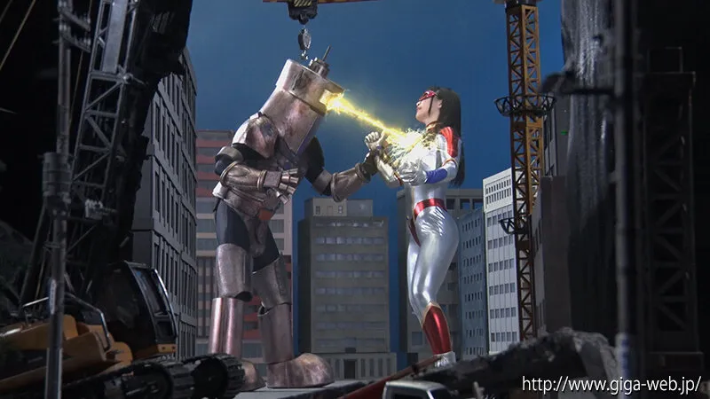 【G1】巨大ヒロイン（R）ファイヤーレディー 急所集中攻撃！！