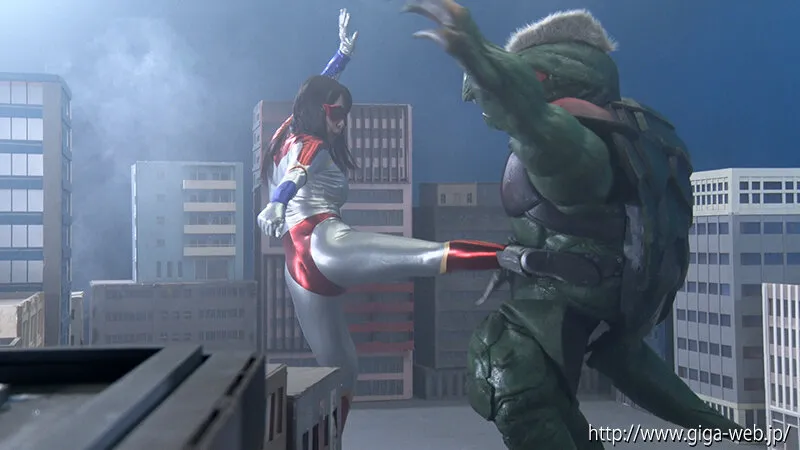 【G1】巨大ヒロイン（R）ファイヤーレディー 急所集中攻撃！！