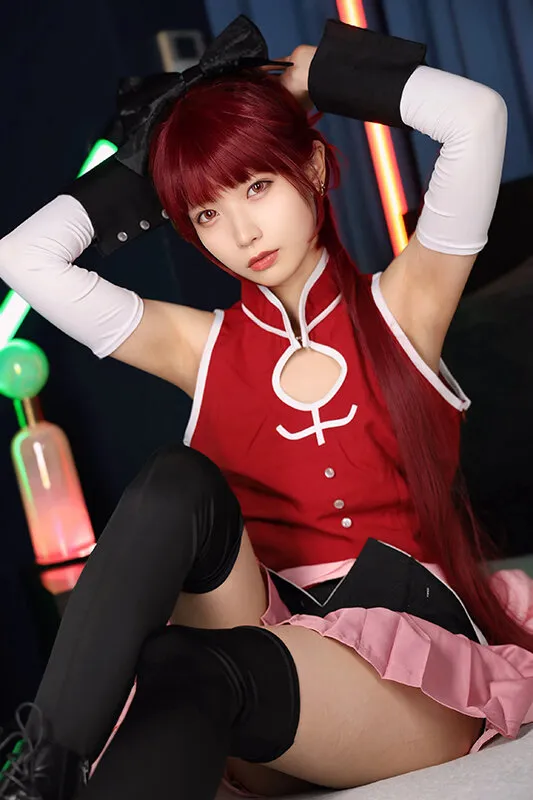 【希咲那奈】【まどマギ佐倉杏子コスプレAV】【VR】【8K】Aカップ微乳超敏感コスプレイヤー NANAさん