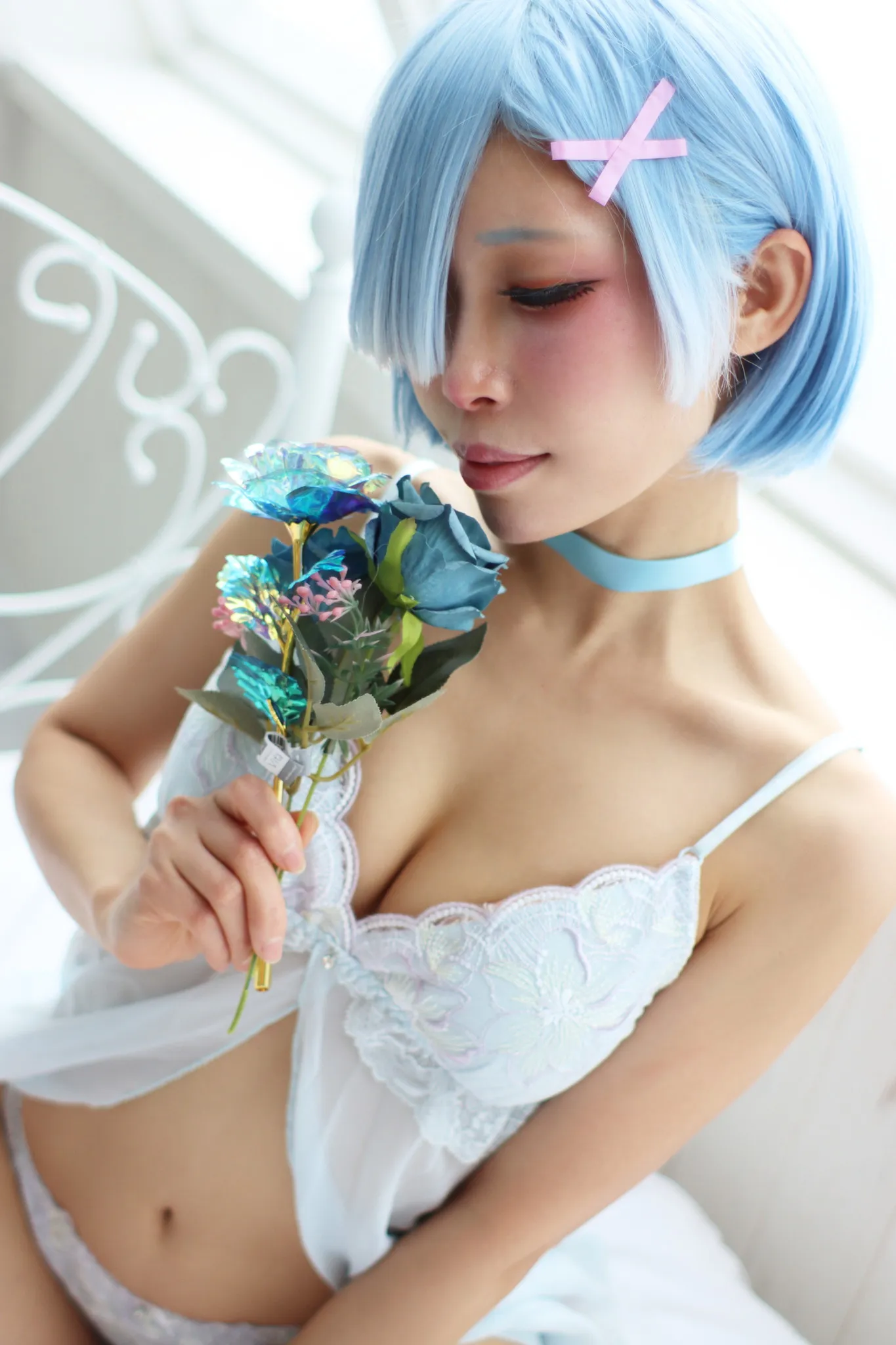 【櫻井樹樹】【リゼロレム同人AV】Iツキから始める青仮装世界 第3話 ベビードール編