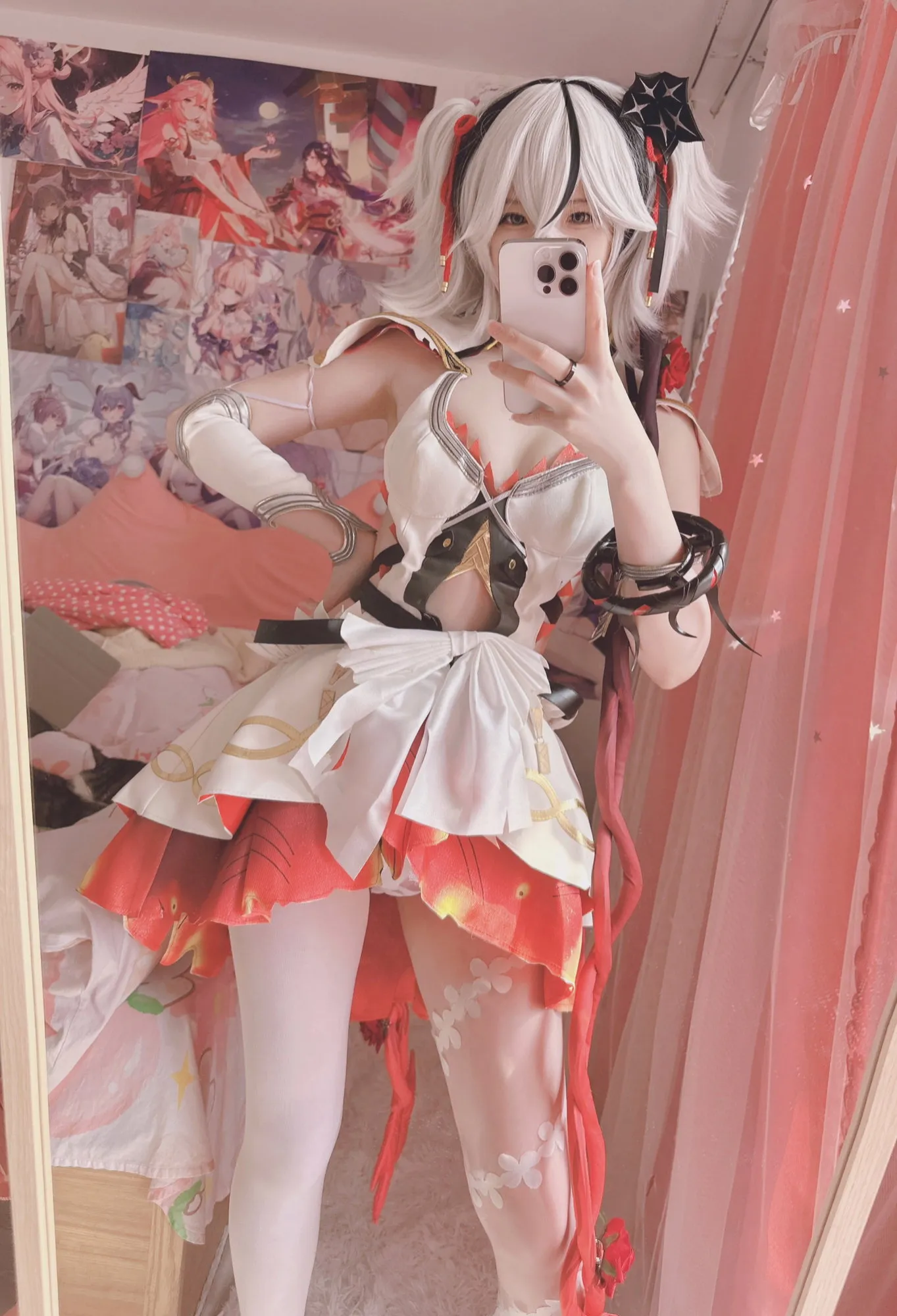 【鳴潮ツバキ】みさ呆呆　ねこメイド+ツバキ