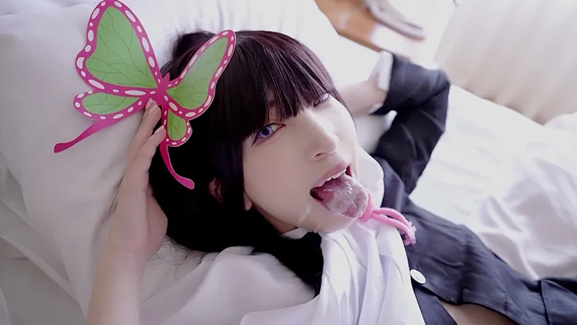 【冬愛ことね】【鬼滅の刃栗花落カナヲコスプレAV】【中出し】厳選美少女にコスプレさせてオレの子を孕ませる！【カ●ヲ2】