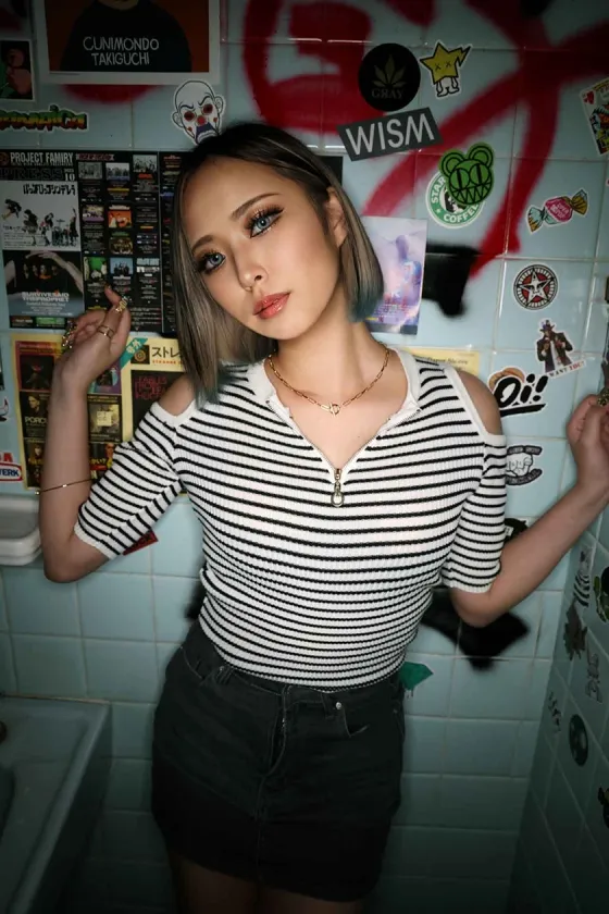 あおり【黒ギャルキメセク】