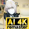 【FGOマシュ(メイド)同人AV】【AI 4Kリマスター版】【デカ尻＆Fカップ巨乳】池袋コンカフェ在籍ランちゃん23歳 敏感エロ乳首イキやすい絶頂体質 出勤少なめのレアメイドを口説き落としてゴム有奉仕SEX