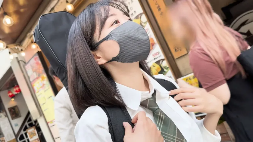 【朝海凪咲】【JK】軽音部の生徒との秘密の生ハメ記録！！身長149cmの小さなカラダへ中出し！