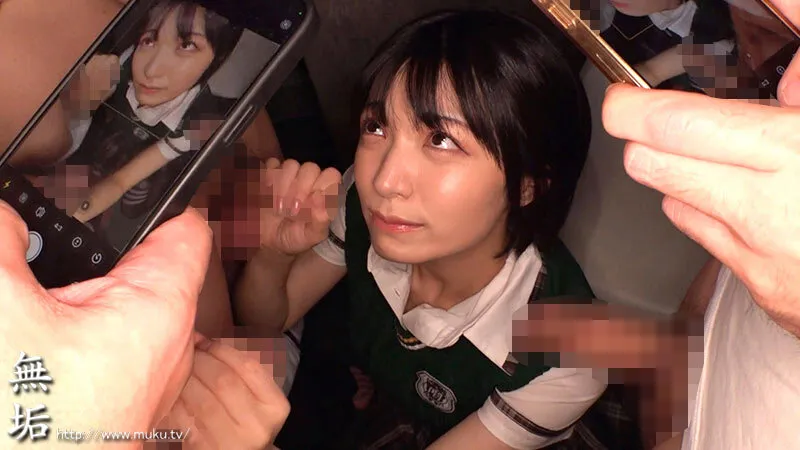 清楚系地下アイドルと裏営業で繋がるオフパコ乱交撮影会。 推してくれるなら無制限ナマ中出し放題な僕たちの痴女天使様。 虹村ゆみ