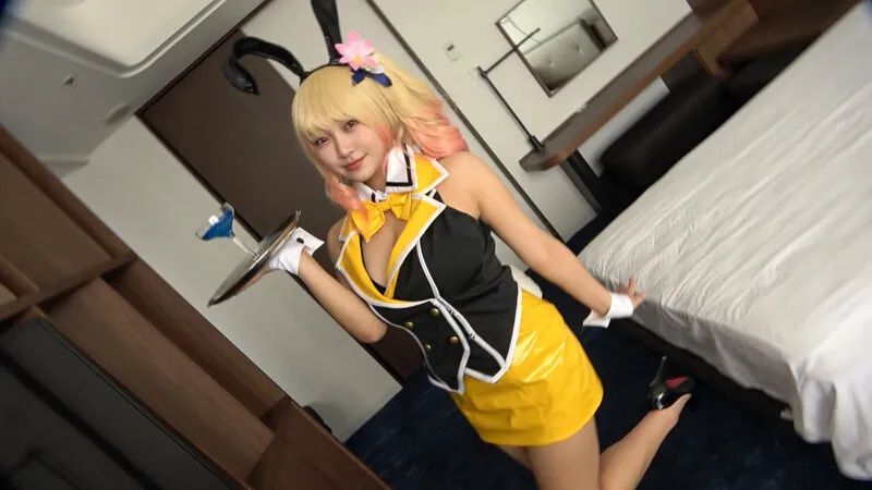 「爆乳定食いただきます！」ばるんばるんに揺らす100cmIカップ爆乳！ヌルテカオイルで映える激シコボディ！同人AV豪華2本立て【コスプレ】【逆バニー】【美少女】【黒髪ロング】【ジュボフェラ】【膣コキ】【ポルチオ直撃】【脳バグ】【痙攣アクメ】【濃厚精子ごっくん】