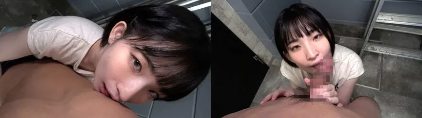 個撮）【おねだり顔射24】夢追う劇団女子【個性が光る！黒髪色白美人】愛らしい微笑みでねっとりご奉仕フェラ【大量ザーメン顔射】