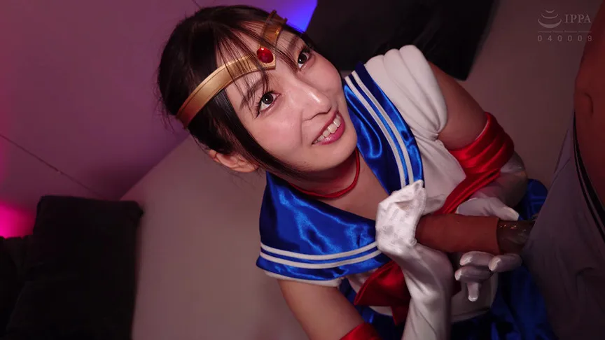 【セーラームーンコスプレAV】小悪魔女子の白サテン手袋コキに辛抱できなくなり パンツ越しにチ○コを擦りつけ何度も射精してしまった僕＃8