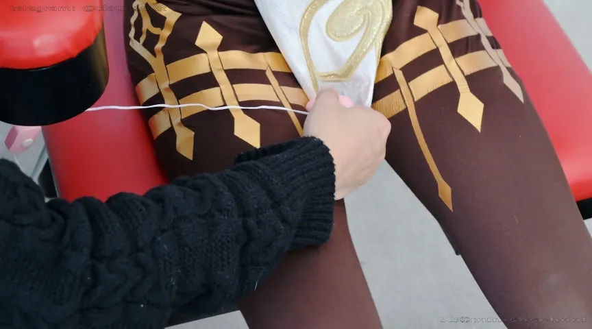 【原神甘雨コスプレAV】お遊びは終わりだ！甘い雨にガチ制裁