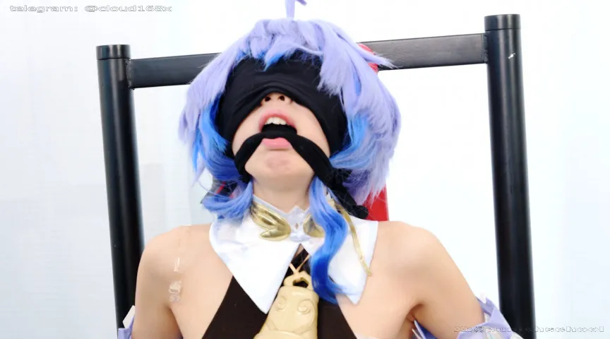 【原神甘雨コスプレAV】お遊びは終わりだ！甘い雨にガチ制裁