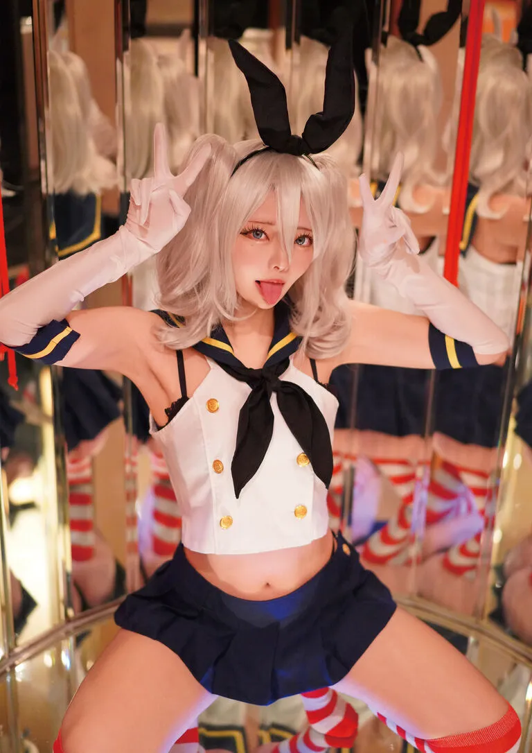 【艦これ鹿島風】【夏目つなり】島風の服借りる！