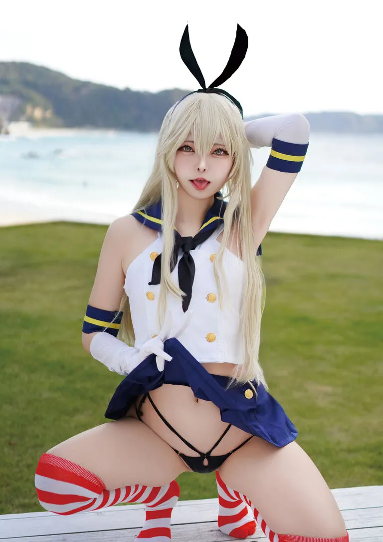 【艦これ鹿島風】【夏目つなり】島風の服借りる！