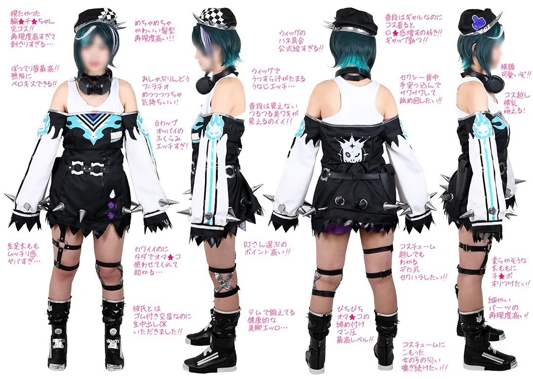 【ホロライブ輪堂千速同人AV】《★新作頒布後7日間限定30％OFF★》【4K】【輪◯千速】神級ビジュゆ◯ぽよさん系ギャル爆美少女コスプレイヤー【天然Gカップ89cm】マン汁が白く泡立つ超速ピストン種付け孕ませ生中出し妊娠ファック