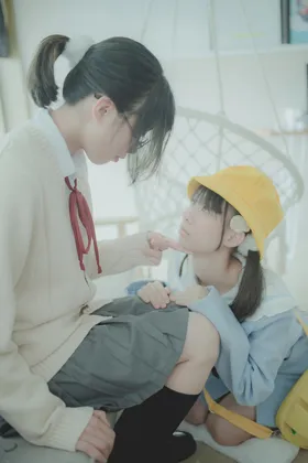 【JC×園児服女児】★4K★YOUMU No.072  百合　86P