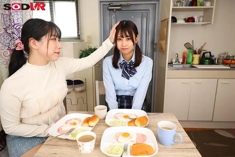 【VR】【8K】シングルマザーの連れ子が思春期で。嫁との激しいセックス見せつけたらママの真似をしたがって- 那津乃ちなみ