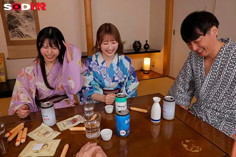 【VR】【8K】夫婦交換スワッピング旅行 親友夫婦と旅先で一夜限りの妻交換