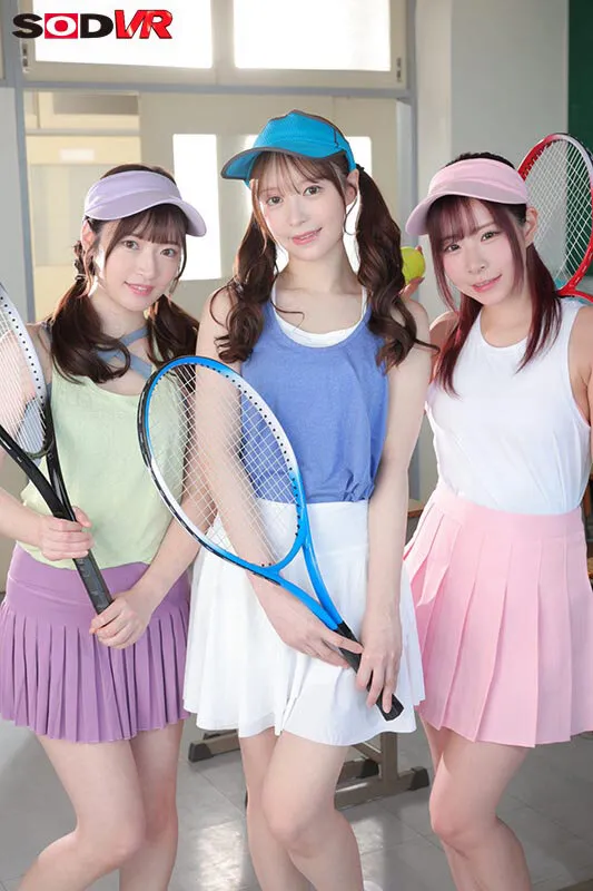 【VR】【8K】≪女汗・女唾・女潮・女尿≫女汁直浴びVR テニス部J系の部活後のムレムレ体液を全身で処理させられるボク