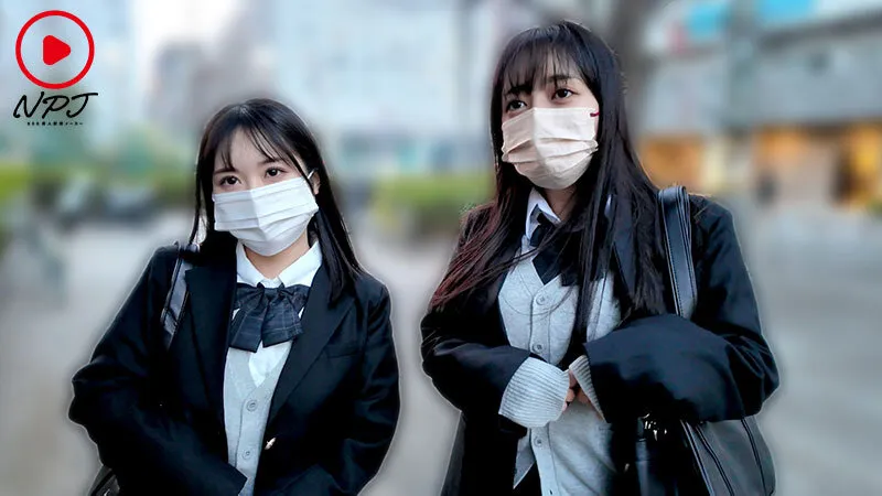 千●県船●市偏差値38女子校に通うおっぱい発育過剰J●塩対応マスク女子（SNSでパパ活始めたて）2人の中出しSEX映像公開