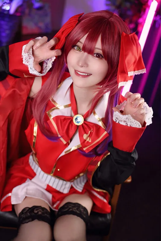 【天馬ゆい】【ホロライブ宝鐘マリンコスプレAV】【VR】オッドアイ＆発情海賊オフパコレイヤー密室個撮 YUI