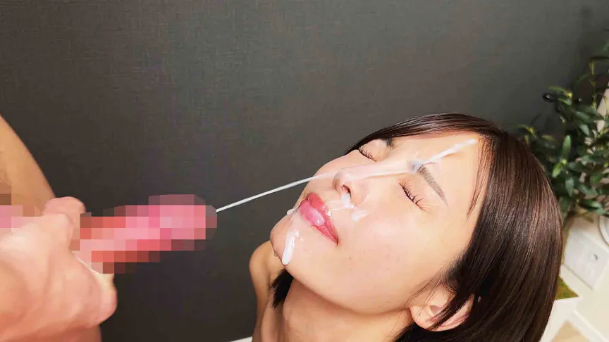 大量ザーメンぶっかけ顔射！24