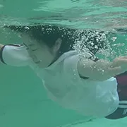【JK着衣水泳】サバイバル水泳入門編
