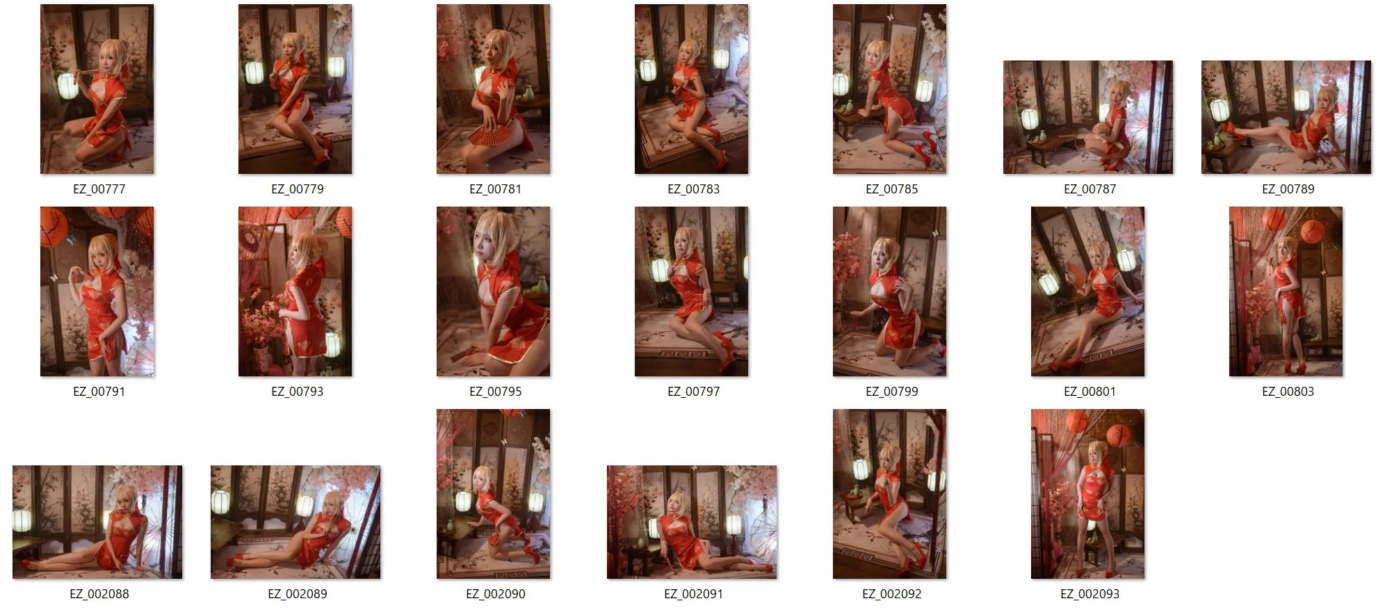 【FGOネロ(チャイナドレス)】NO.024 F@teネロ・クラウディウス チャイナドレス 20P