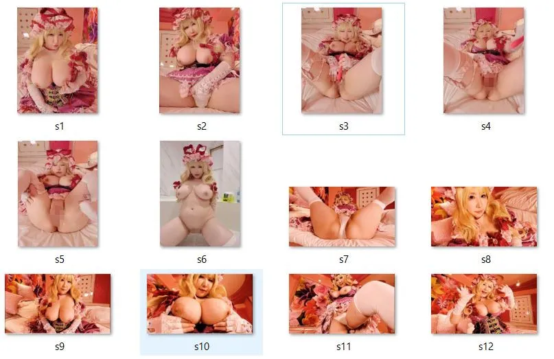 【丹雫ひよ】【東方Project八雲紫同人AV】独リ遊技〜紫様のオナニー動画とえちえちイメージ動画〜