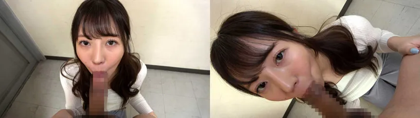 個撮）美人すぎるお姉さん【Gカップ美巨乳】エロすぎバキューム！じっと見つめてノーハンドフェラ【大量口内発射】