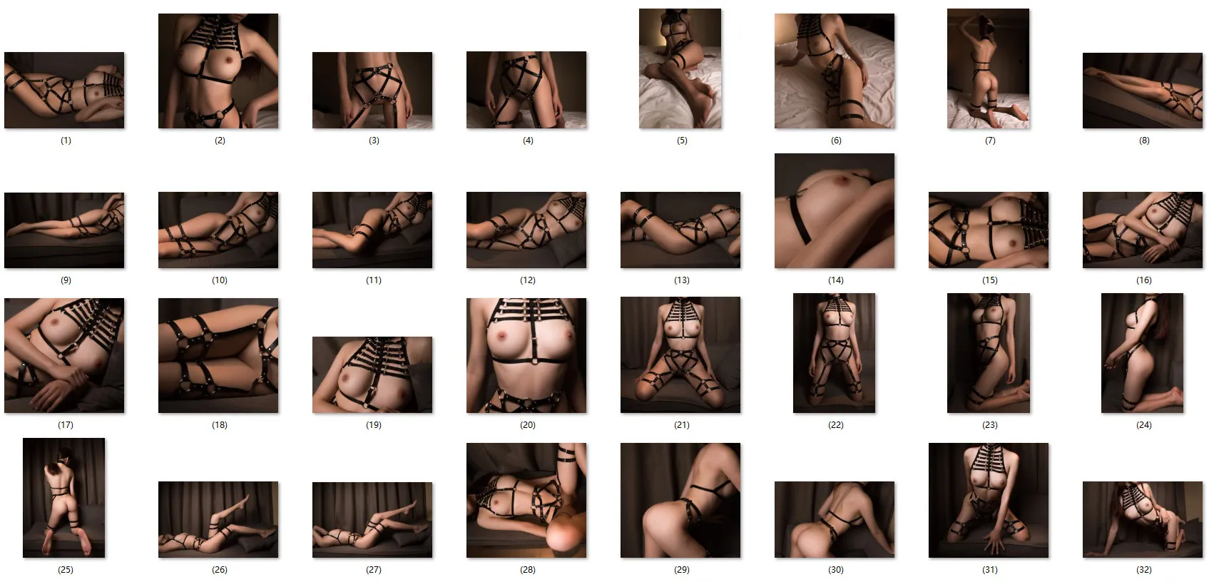 ★4K★ATF Vol 013 革縛り絶賛女体　42P