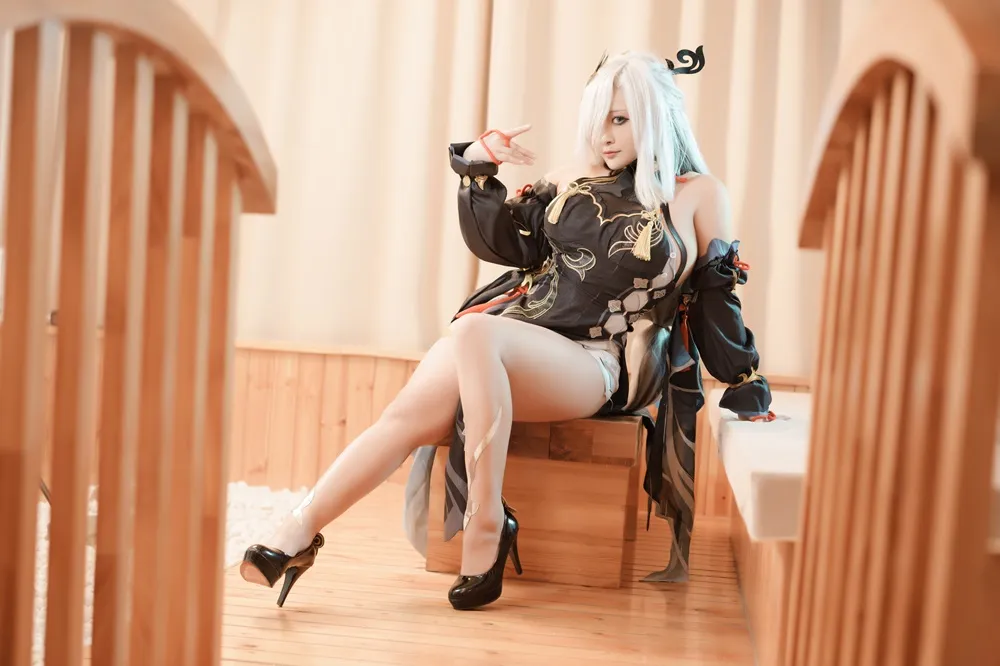 ★4K★Coser-LoLiSAMA NO.055　原ネ申　申鶴 83P1V