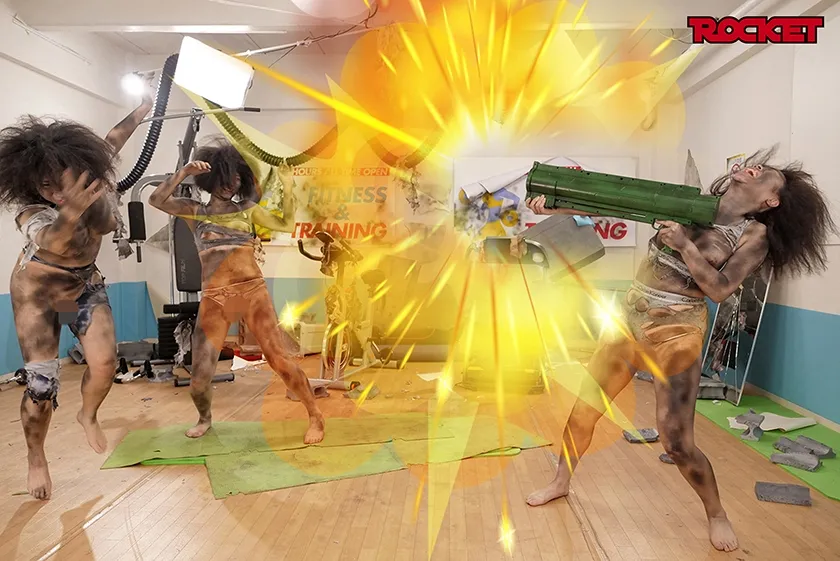 ROCKET17周年記念ユーザーリクエスト祭り 無様エロ再び！裸より恥ずかしい爆発黒焦げ女 雨宮凛 虹村ゆみ 若月もあ