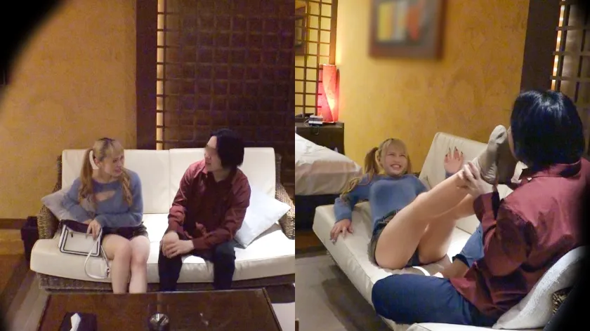 金髪美巨乳ギャル【みう】をSEXで黙らせる！饒舌おしゃべりで元気な彼女も挿入されてしまうと一気にメスと化すエッチ大好き痴女へと早変わり！