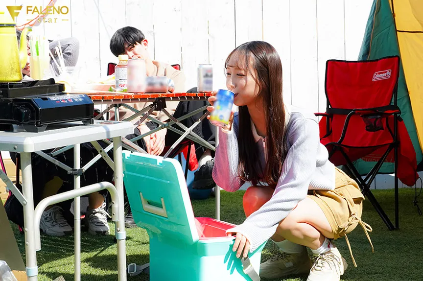 飲んでムラムラ…親友の目の前で親友のカレチンポを誘惑するWデートキャンプNTR 与田りん