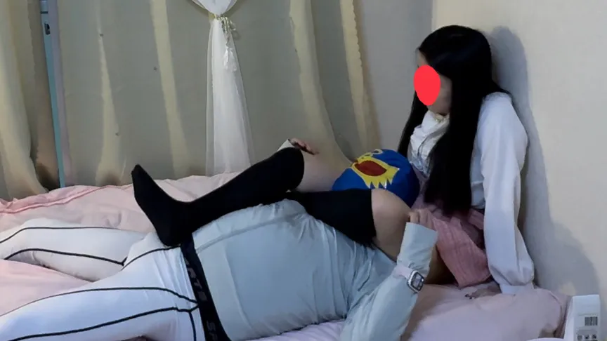 どんどんドSに変貌していくあすかちゃんに電気アンマでマゾ墜ちさせられる