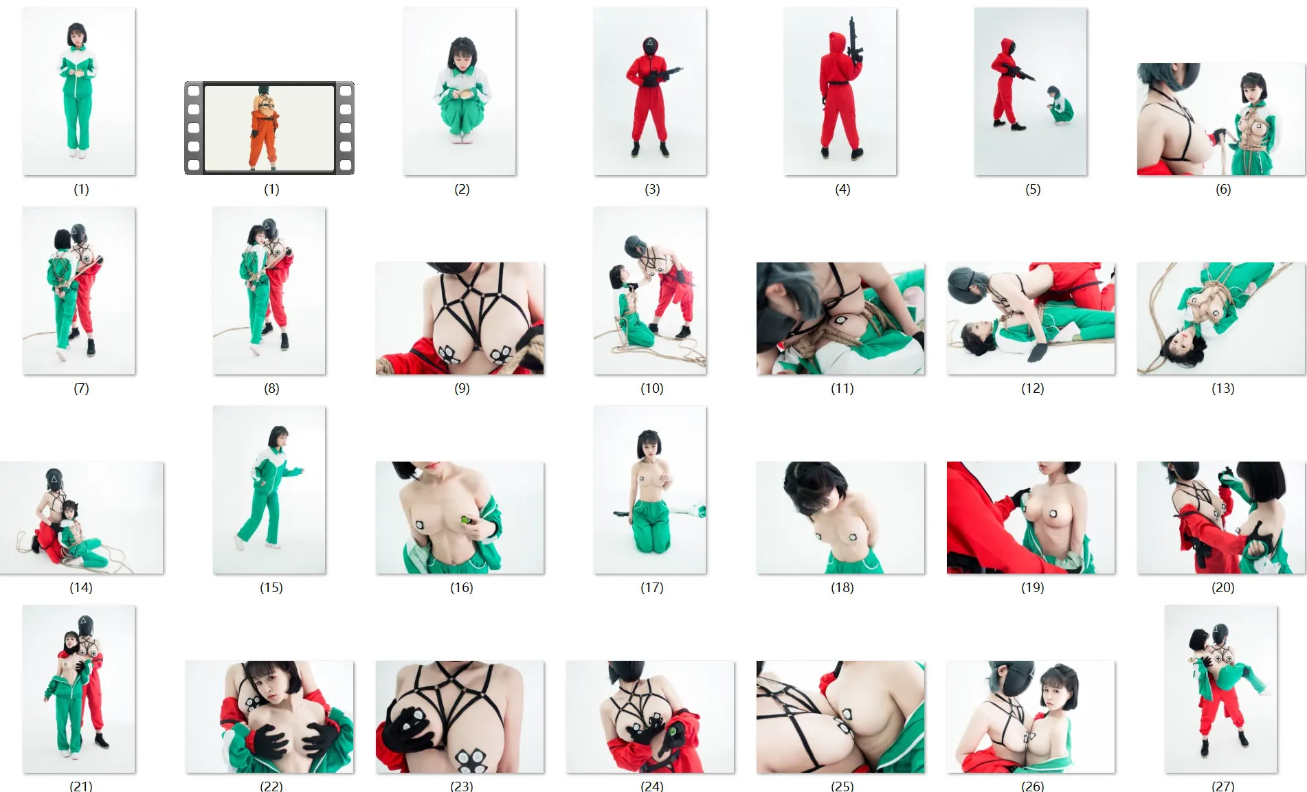 ★8K★Coser YUNZAI Vol.27 イカゲーム　54P1V