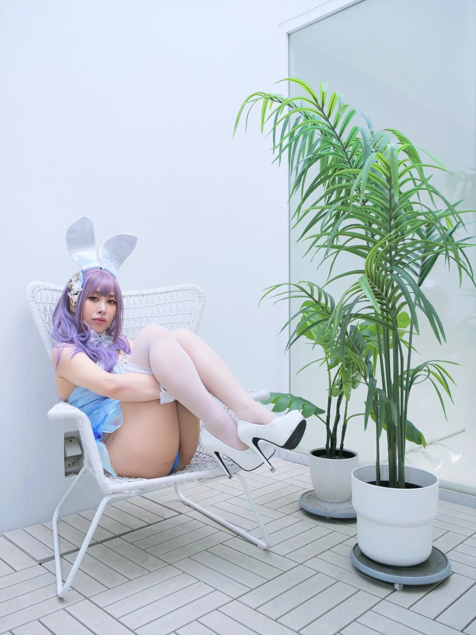 【荊城チカ】【水色バニーガール】CHIKALOG 2024 A1