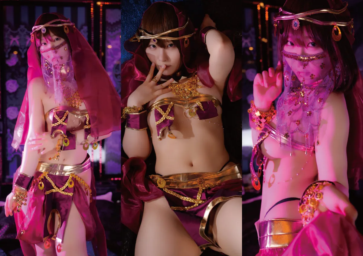 【サキュバスナース＆顔ベール踊り子】患者は淫魔に誘われ踊り子の夢を見る