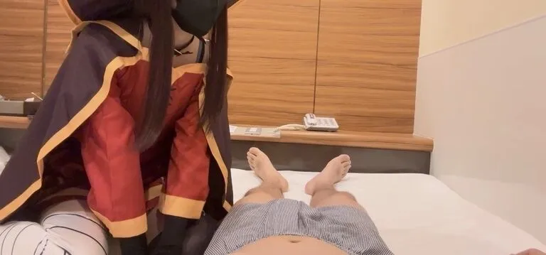 【このすばめぐみん同人AV】この素晴らしい手コキで射精を！　めぐ○ん編