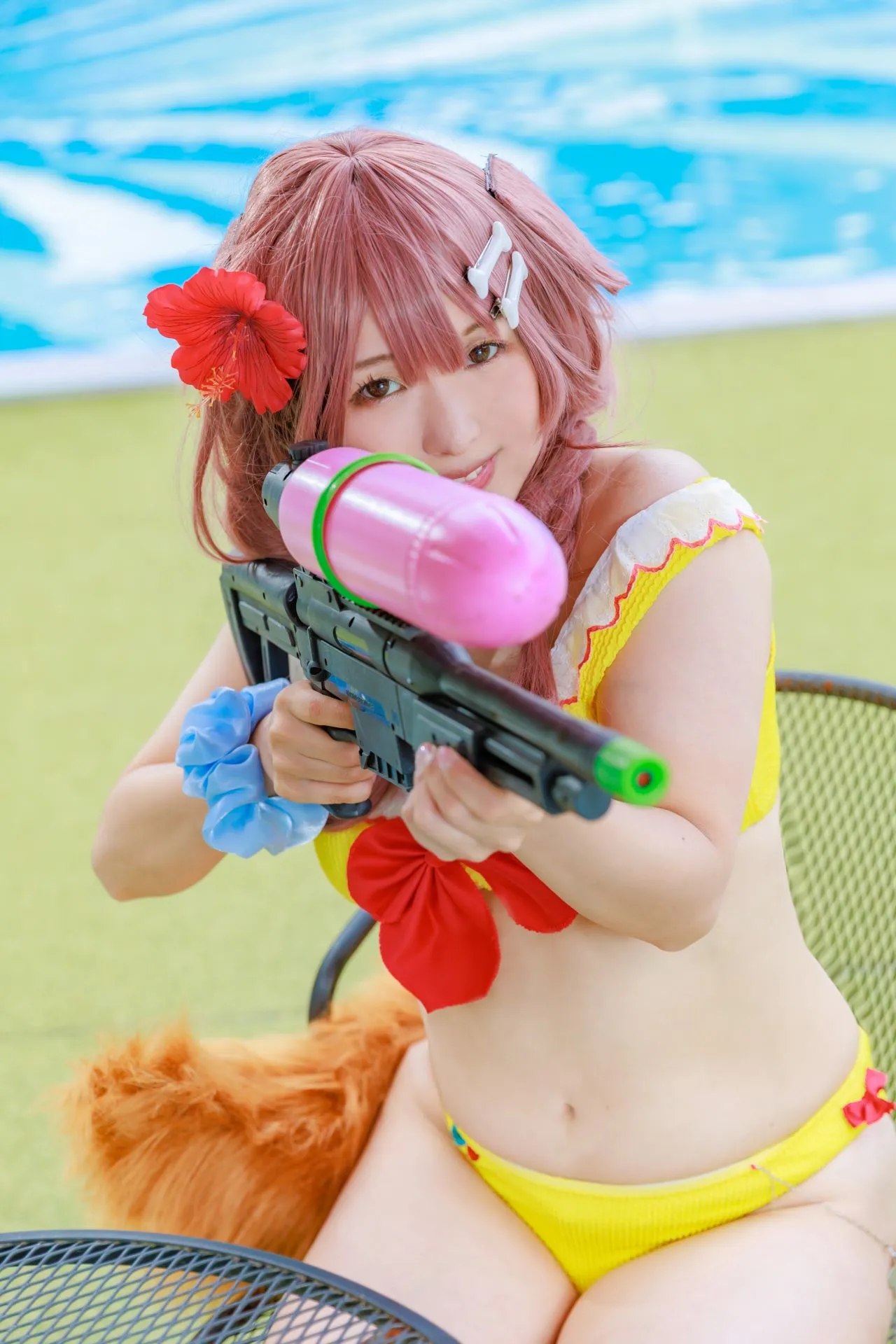 【戌神ころね(水着)】【ごままま】わんだふる！SUMMER