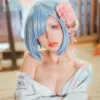 【リゼロレム(浴衣)】★4K★Coser YUNZAI Vol.35 レム着物　46P1V
