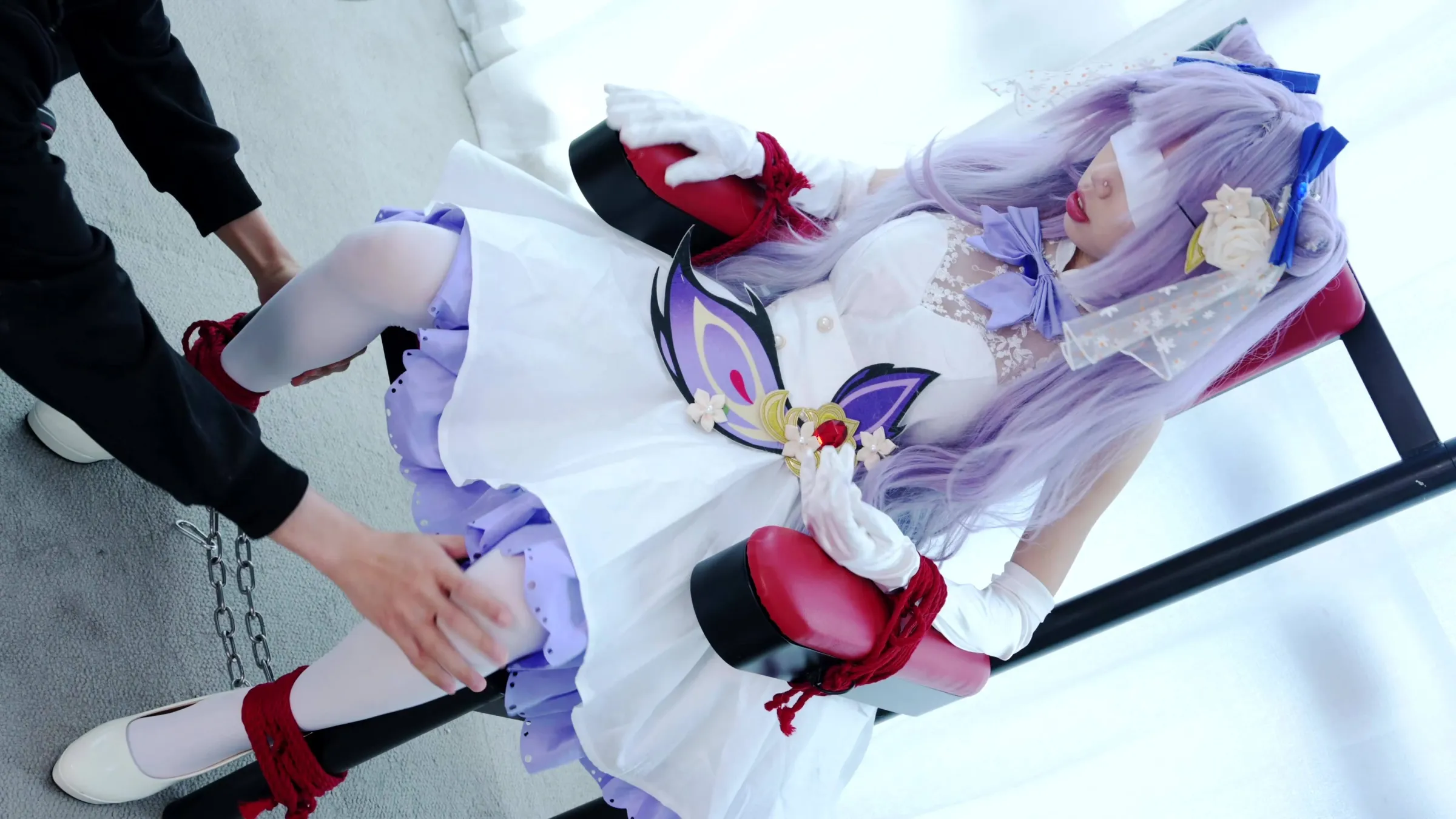 【原神刻晴(ウエディングドレス)同人AV】自国民に囚われたワガママ王女の行方