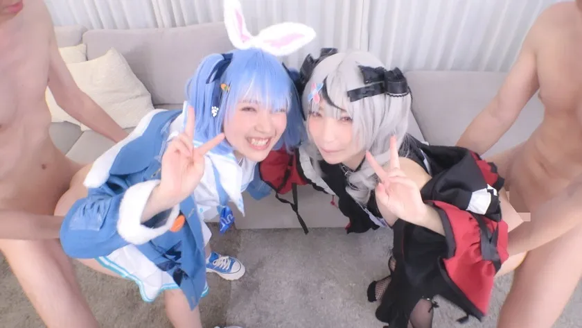 恥もかき捨てた体長140cm台ちっぱい美少女達のハメ狂う4Pオフパコ乱交 W大量潮吹き相互ビチャイキ中出しぶっかけ絶頂！！ 皆月ひかる 冬愛ことね