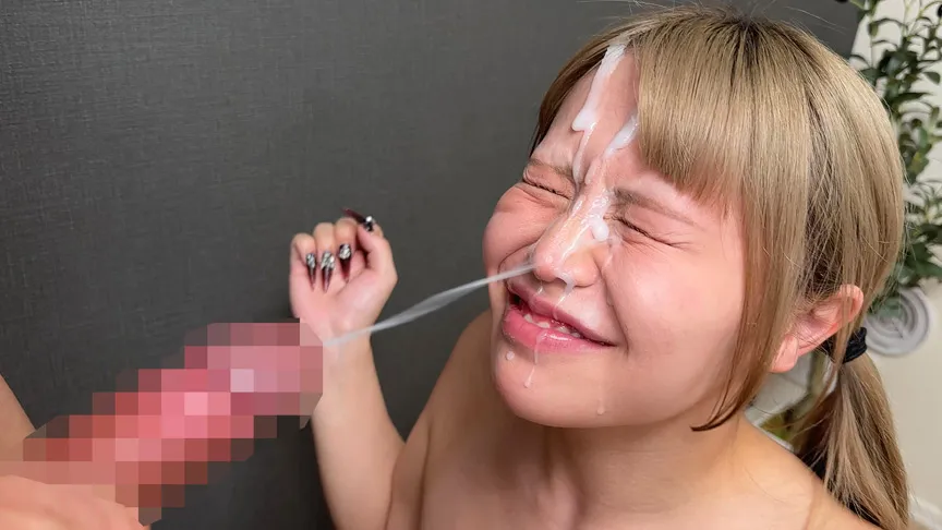 大量ザーメンぶっかけ顔射！30