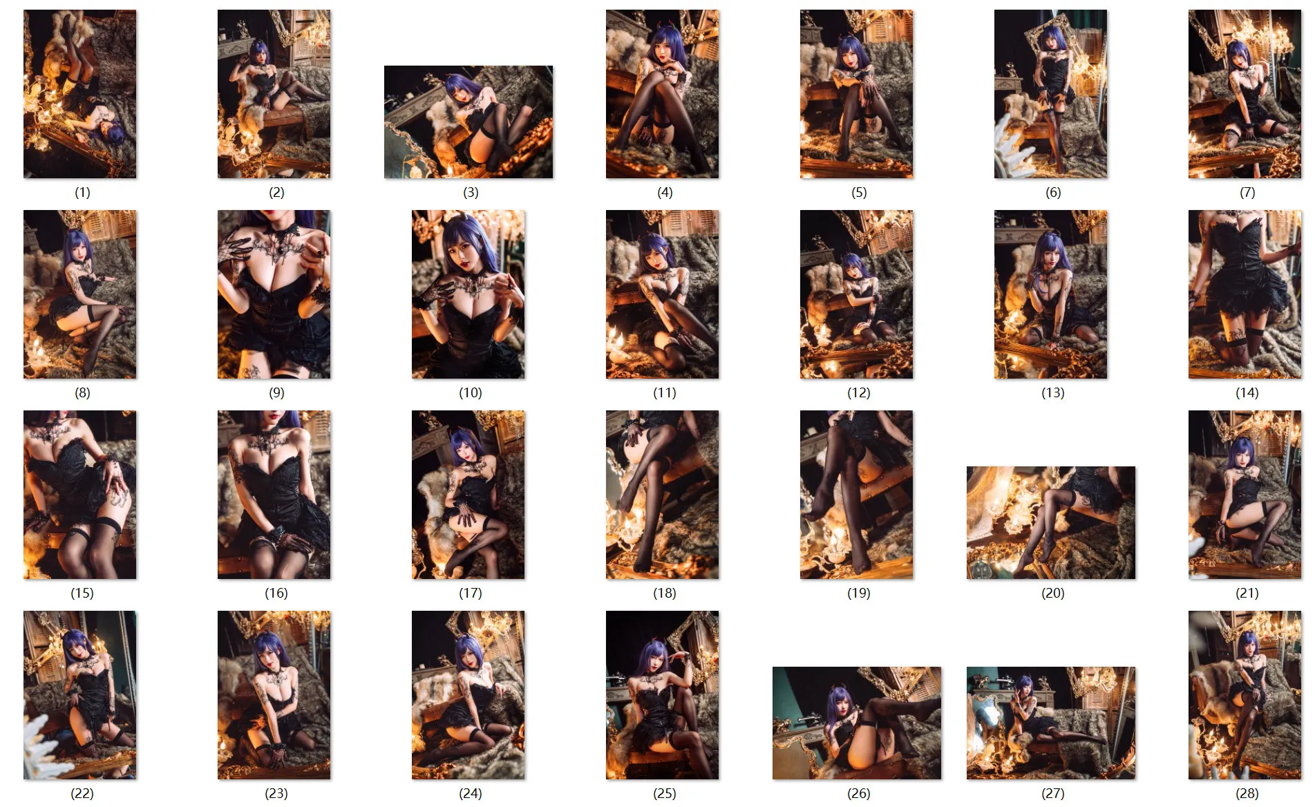 ★4K★Coser-SHIMIZU　NO.014 暗黒入れ墨　30P