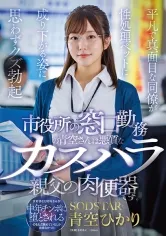 市役所の窓口勤務の青空さんは悪質なカスハラ親父の肉便器です。平凡で真面目な同僚が性処理ペットに成り下がる姿に思わずクズ勃起 青空ひかり