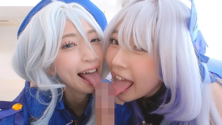 低身長ちっぱい甘サド♪レイヤーたちのM男カメコを沼らせる極上のW痴女ハーレム 冬愛ことね 皆月ひかる