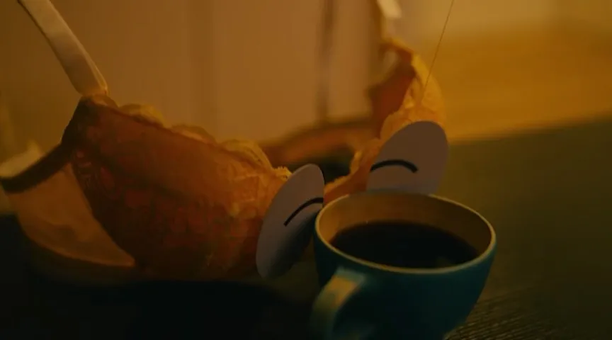 小悪魔ランジェリー 巨乳ブラジャーVS濡れパンティ