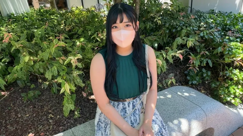 【顔出しNG】規格外Hカップ爆乳黒髪清楚系お姉さん マスクでAV出演