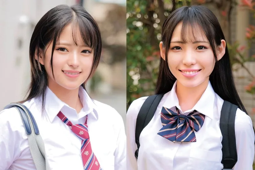 超ニコニコで優しそうな笑顔のバブみある制服少女が挑戦！？おっぱいチューチュー吸わせておちんぽをよちよち甘やかし射精させる授乳手コキ＆連続中出し筆下ろしSEX みつきちゃん りつちゃん